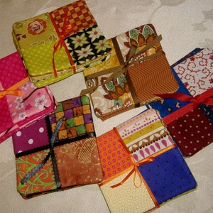 Bright and Bold Patchwork Coaster Set of 4 image 3