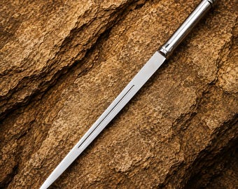 Angel Blade | Stainless Steel | Prop Replica from Supernatural | cosplay prop with leather sheath.