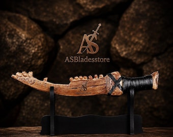 Supernatural | First Blade Replica | Hand Painted Bone Style | Fantasy Prop | Dean Inspired | Art  Decor