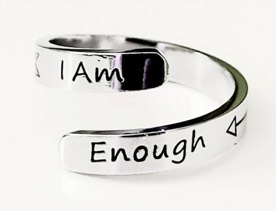 Etsy i am enough ring deals