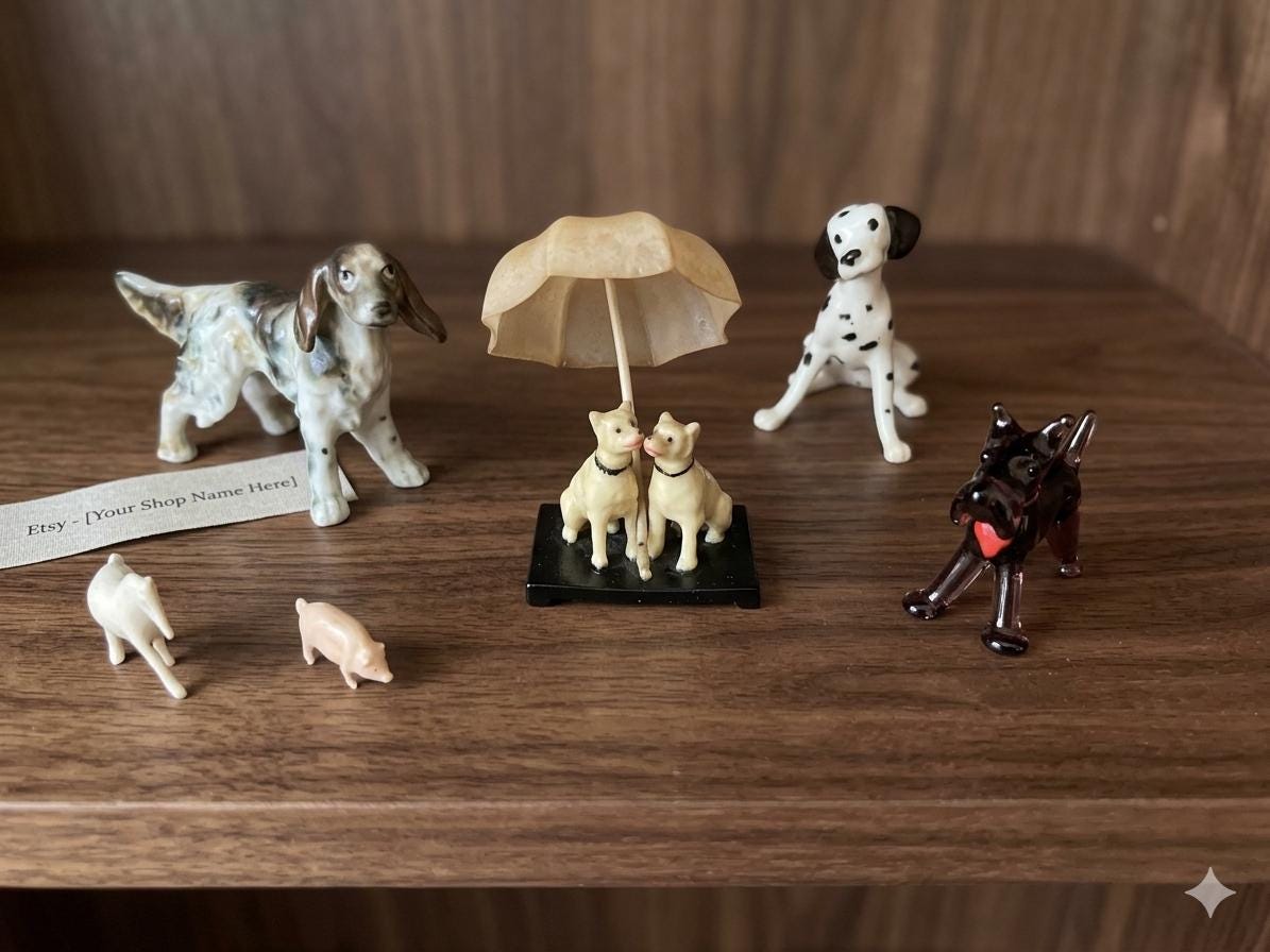 Miniature Vintage Japan Animals - Etsy