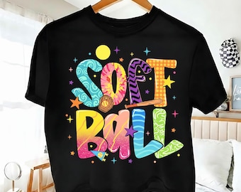 Preppy Softball PNG, Coquette Bow Design, Girly Sports Shirt (Digital Download)