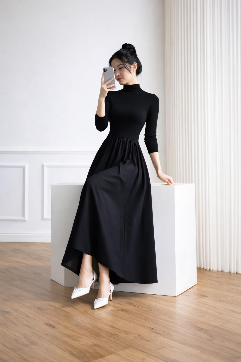 a line mini dresses Edita Embellished Bandeau A-line Dress in White Elegant Black Sequin Halter Shoe size:39 Dresses: Black Dresses