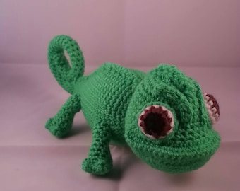 Disney Tangled Inspired Chameleon Sidekick Pascal  Amigurumi Plushie