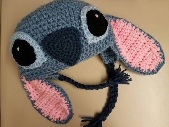 Stitch Lilo and Stitch Crochet Earflap 
