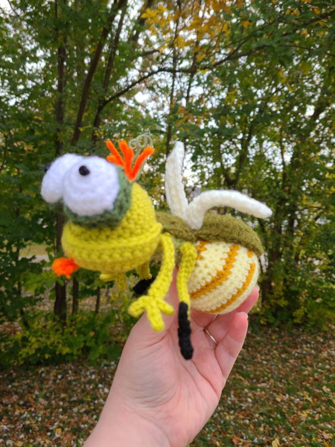 Disney Princess and the Frog Lightning Bug Sidekick Ray Amigurumi