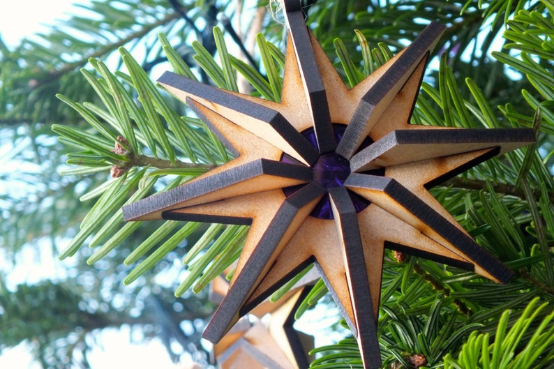 Download ARTSTAR star christmas decoration laser cut MDF acrylic ...