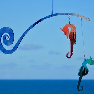 hanging seahorse decoration. laser cut / lasercut mdf image 6