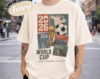 2026 Soccer Cup Shirt, Soccer World Tournament Shirt, International Game Day Tees, Usa Canada Mexico Football Sweatshirt, Sports Fan Gift