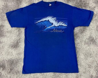 Hawaii vintage blå surf 80-tal