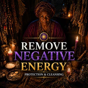 Remove Negative Energy Spell, Spiritual Cleansing & Protection Ritual, Clear Dark Energy Reading Same Day Mother Odessa