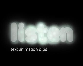 Text Animation Clips for TikTok & Instagram Reels | Particle Gather Hook Text　