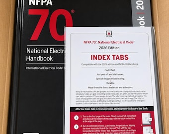 NFPA 70 National Electrical Code 2026 Handbook Hardcover with 2026 Index Tabs NEC Electrical Code Reference
