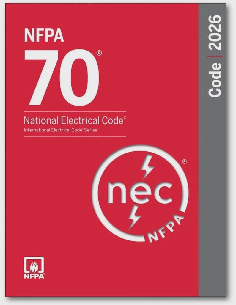 NFPA 70, National Electrical Code NEC 2026 Softbound Paperback ...