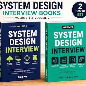 System Design Interview Books: Volume 1 Volume & 2 paperback