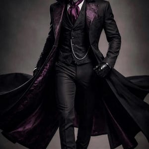 Gothic Long Coat - Etsy