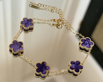Vintage Van Cleef Gold Bracelet 18k - Etsy
