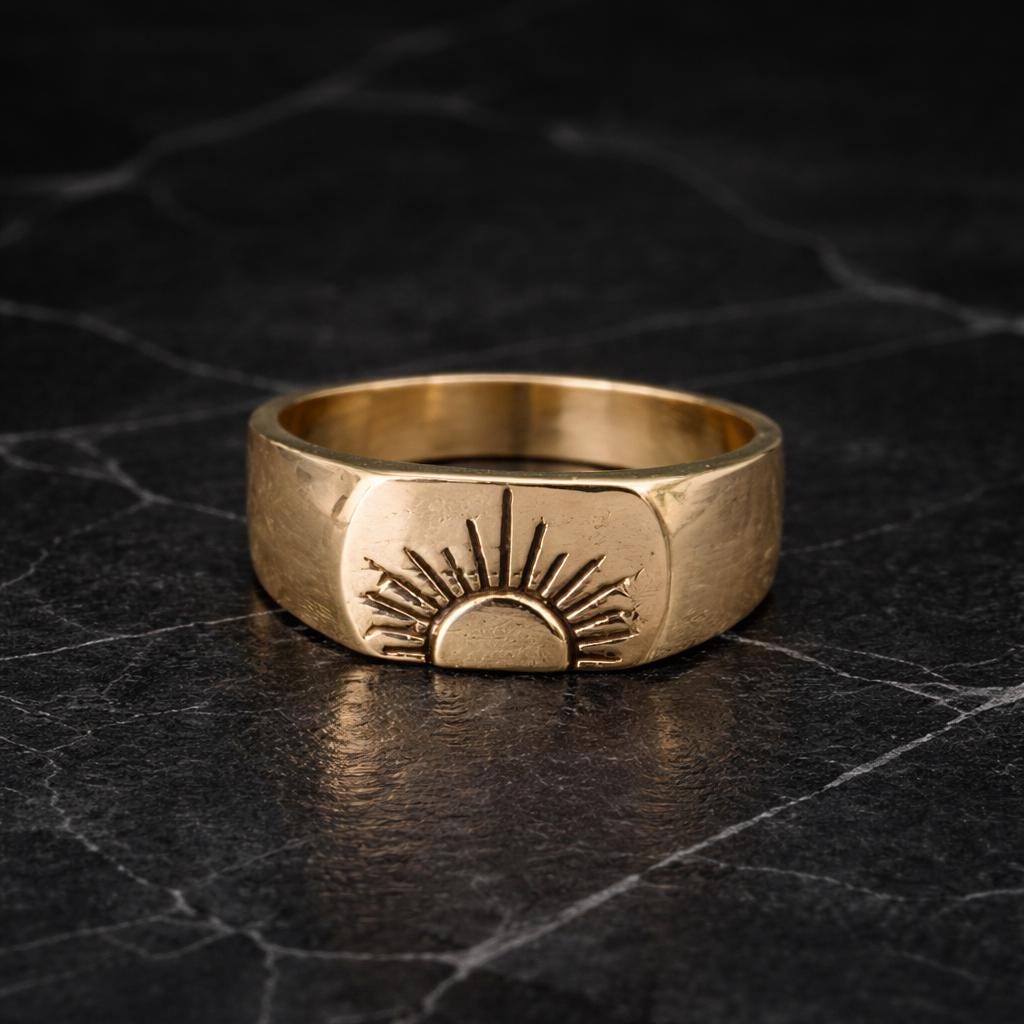 Vintage Sun Ring - Etsy