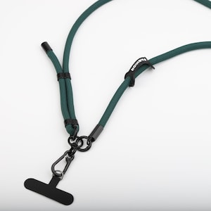 Verstellbares langes Crossbody-Lanyard 59-Zoll-robuster 7-mm-Polyestergurt, 65g für Telefon, Kamera, Tasche - sicheres, freihändiges Tragen