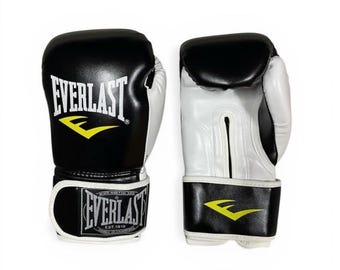 Everlast Boxing Gloves | Premium Leather Boxing Gloves | Personalized Custom Gloves for Professional Fighters gift for boxing lovers