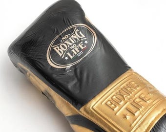 No boxing no life Boxing Gloves | Handmade Leather Professional lace Gloves | Training and Sparring Gloves | boxing gift | Vintage gloves