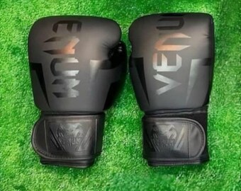 Guantes de boxeo Venum / Guantes de boxeo de cuero premium / Guantes personalizados para boxeadores profesionales / Regalo para amantes del boxeo