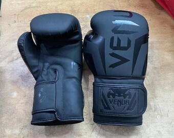 Venum Boxing Gloves | Premium Leather Boxing Gloves | Personalized Custom Gloves for Professional Fighters gift for boxing lovers