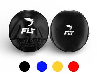 Fly Focus pads for training | leather punching pad | Leather Boxing Mitts and Exercise Accessories – Gym Muay Thai Kickboxing Pads
