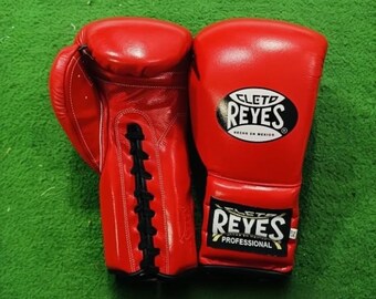 Guantes de boxeo personalizados Cleto Reyes, guantes de boxeo personalizados, guantes de sparring, guantes de encaje hechos de cuero de vaca, regalo de boxeo