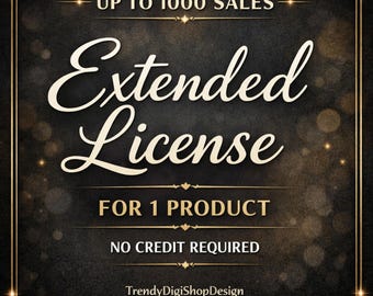 Licencia comercial para 1 producto – No se requiere crédito – Hasta 1000 ventas