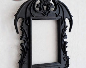 Bat, Picture Frame, STL Files, Gothic Home Decor, 3D Print Files, Photo Frame