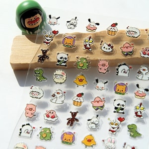 Kawaii Cartoon Nagelsticker | Charakter Nail Art Decals