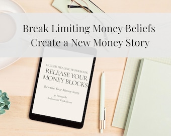 Money Mindset Workbook for Limiting Beliefs – Printable Guided Journal