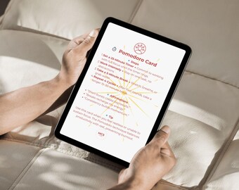 Focus Recovery Cards Printable – Overthinking Help, ADHD Focus Aid, Mental Clarity PDF