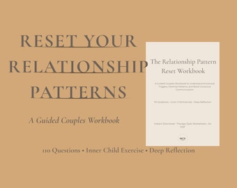 Couples Workbook PDF, Relationship Questions, Valentine Gift for Couples, Deep Connection Journal