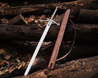 Handmade Scottish Claymore Sword Replica –  Medieval Highland Greatsword – Decorative Display – Renaissance Cosplay Gift for Him