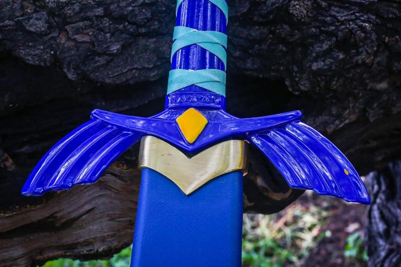 Hand Forged Zelda Master Sword Replica: Stainless Steel with Scabbard image 9