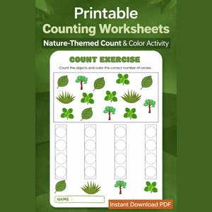 Aktywność matematyczna: liczenie obiektów i kółek kolorów