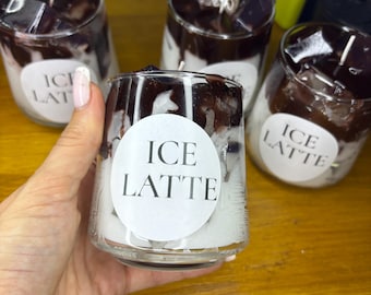 Handmade Iced Coffee Latte • Scented Soy Wax