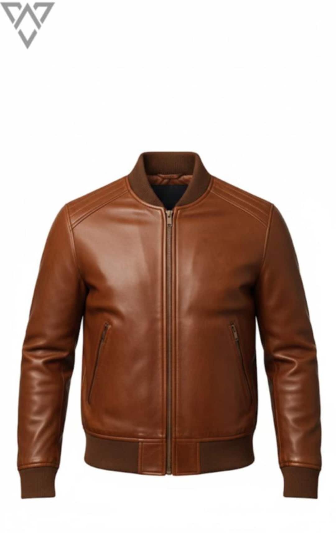 Mens Brown Sheepskin Leather Bomber Jacket Slim Fit Biker Coat Etsy mens-brown-sheepskin-leather-bomber-jacket-slim-fit-biker-coat-etsy