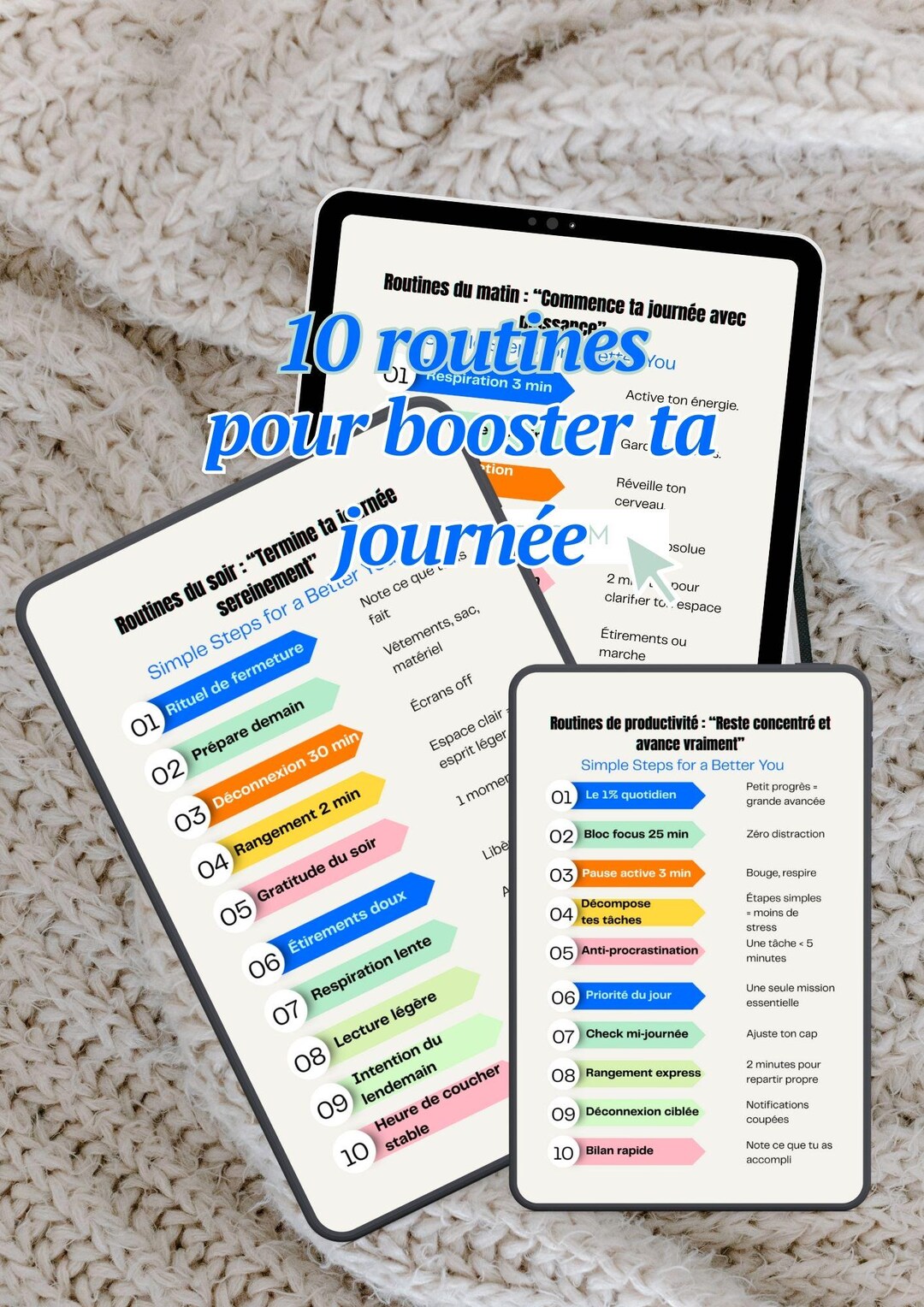 10 Routines to Boost Your Day – PDF + PNG + US Letter – Daily ...