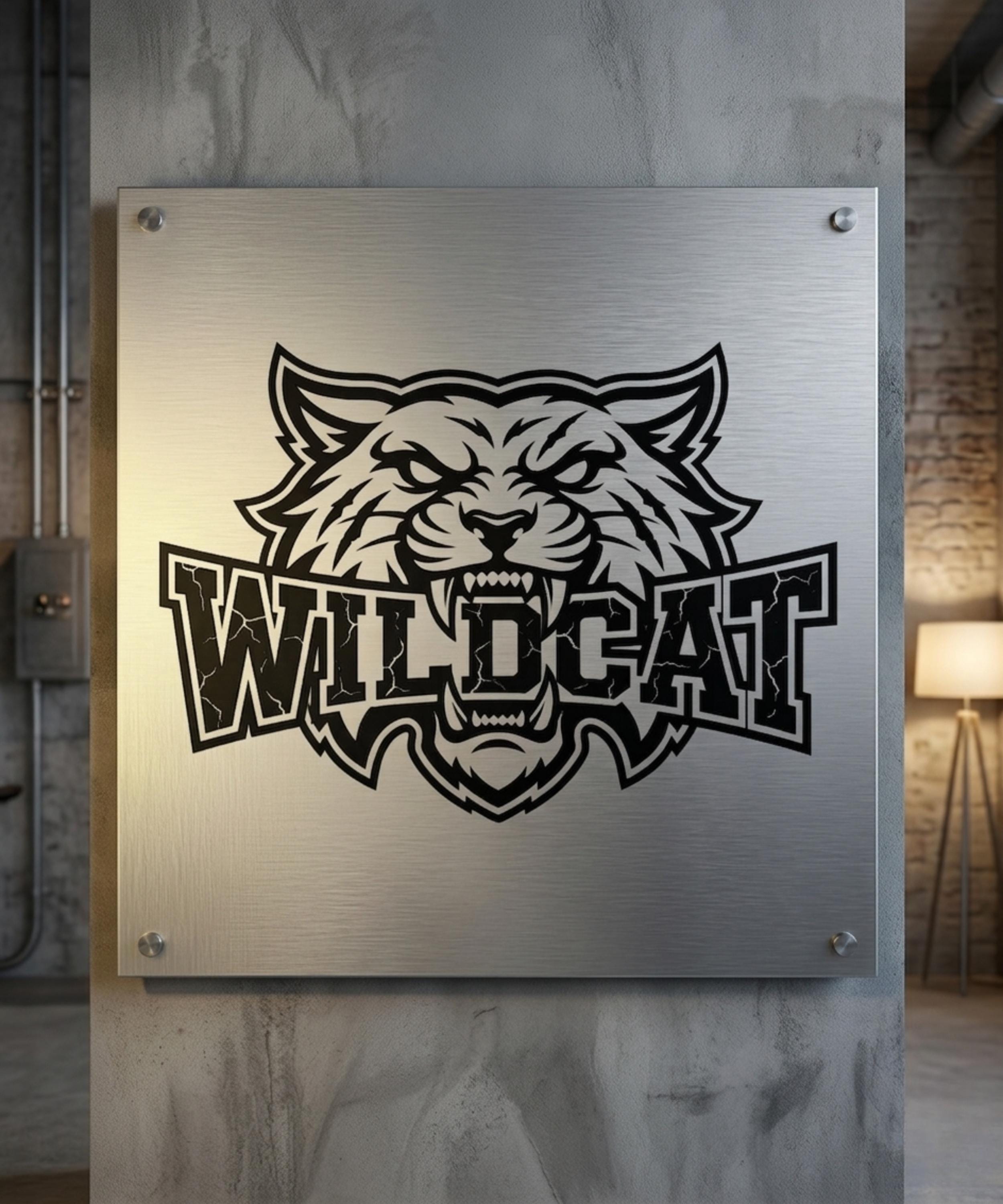 Wildcat Head Vector File Wildcat PNG, Wild Cat Head Cut File, Fierce Animal Head Clipart, High ...