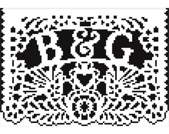 Papel Picado Needlepoint Canvas