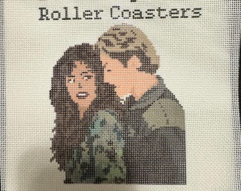Off Campus Inspired Couple Needlepoint Canvas