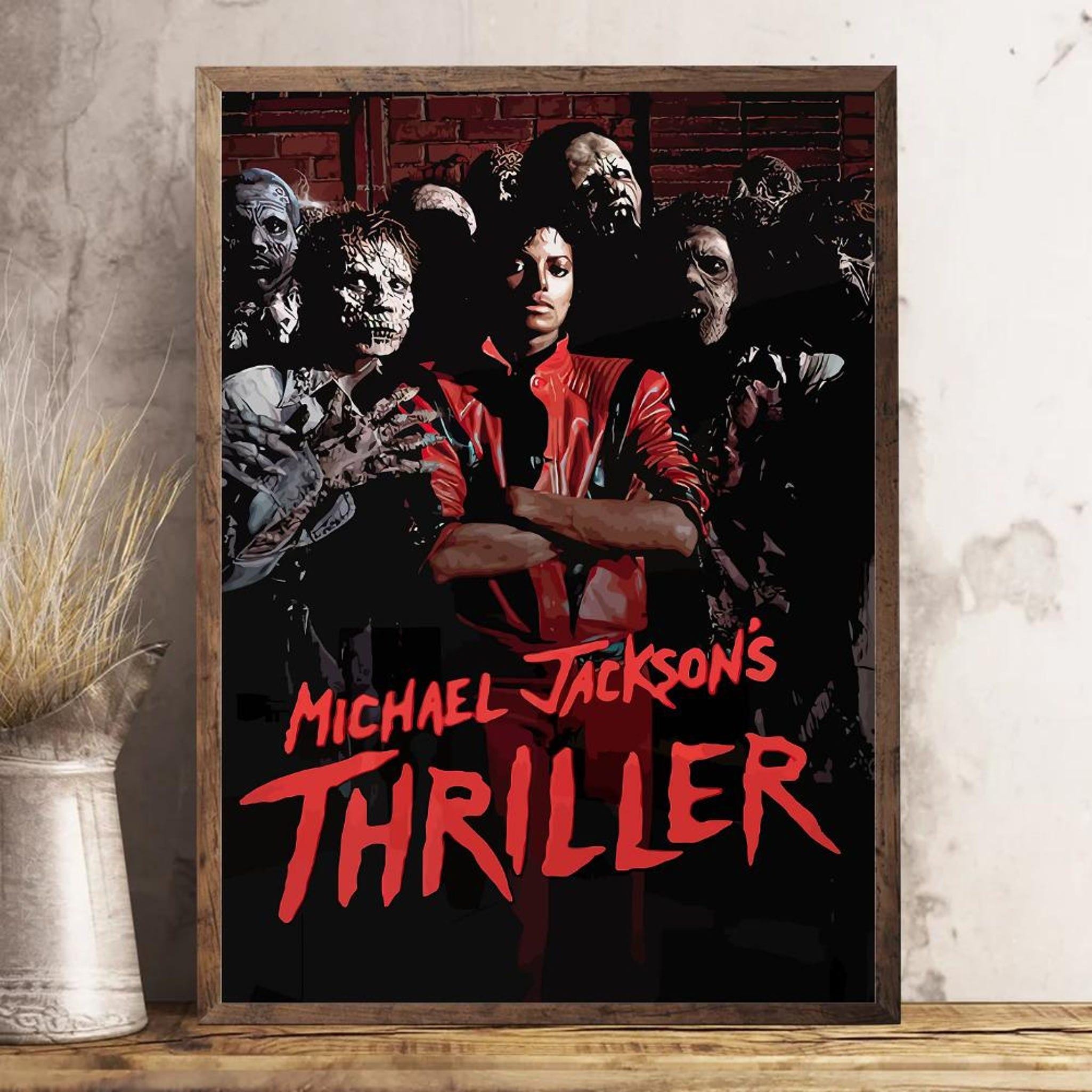 Set of 3 Michael Jackson Poster, King of Pop Wall Art, Grammy