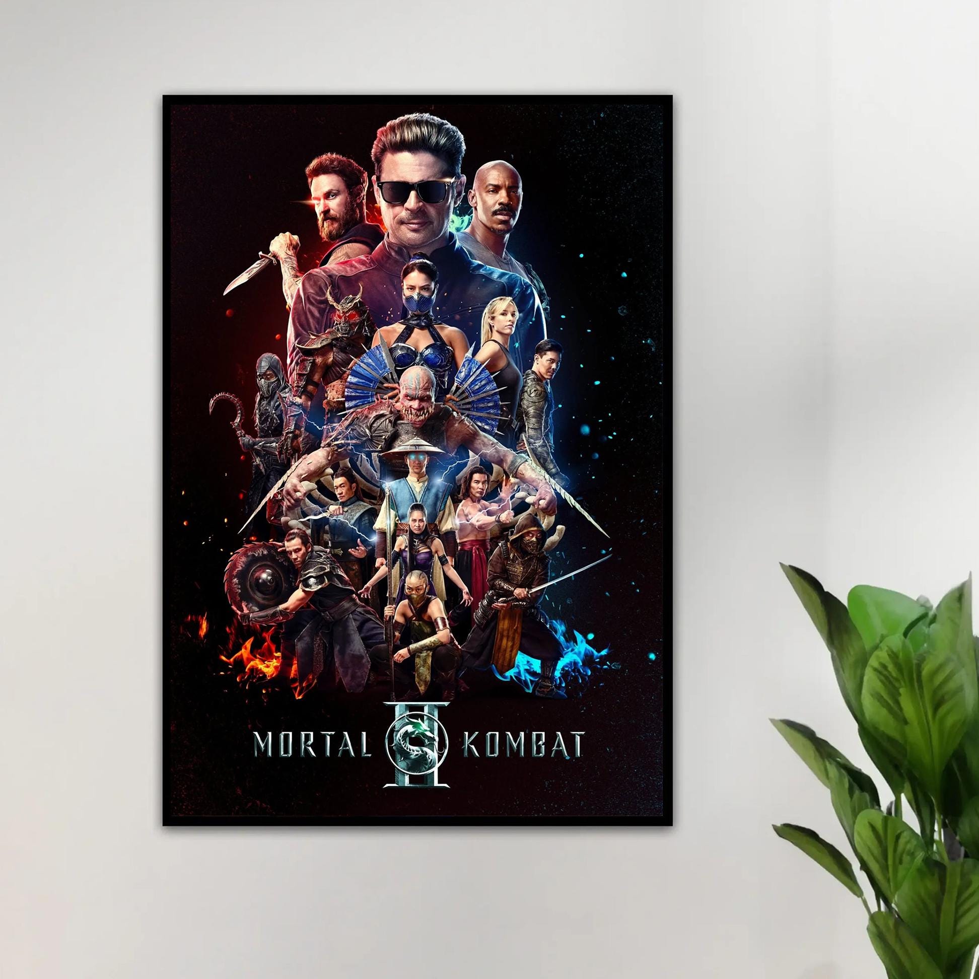 Mortal Kombat II 2026 Film Poster, Modern Movies Art Print, Canvas ...