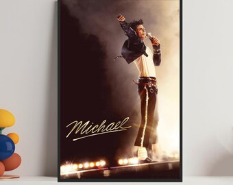 Set of 3 Michael Jackson Poster, King of Pop Wall Art, Grammy