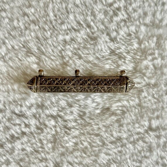 Pendentif ancien talisman / amulette cylindrique - image 5