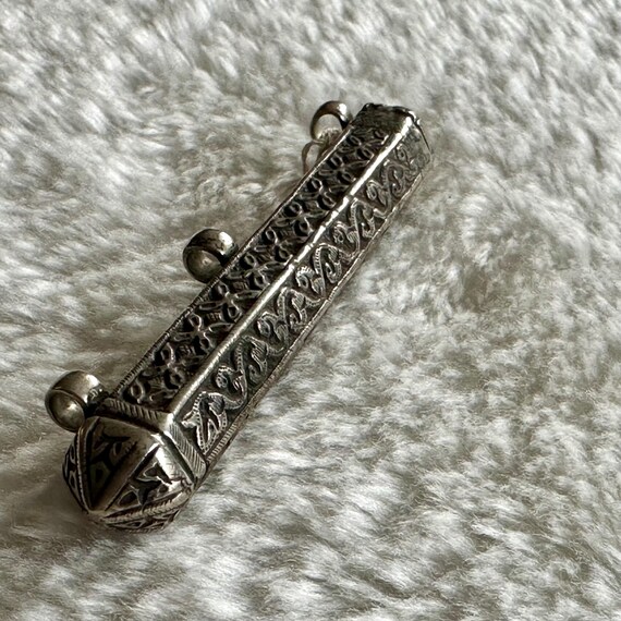 Pendentif ancien talisman / amulette cylindrique - image 2