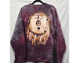 Pull col rond attrape-rêves attrape-rêves Y2K THE MOUNTAIN XL 1991